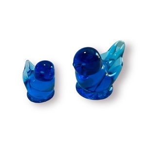 🍁 3 for $20! Small & Large Bluebirds of Happiness signed by Leo Ward